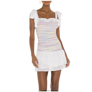 Loveshackfancy Aya Dress in Butter Yellow Size L NWT